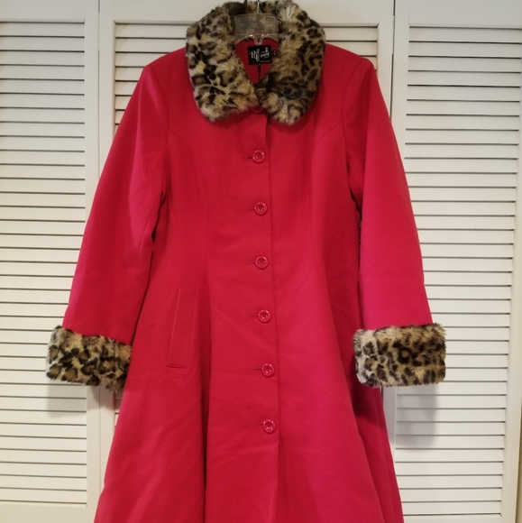 Hell Bunny Jackets & Blazers - Hell Bunny Red Connection Coat READ Description